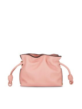 Loewe nano leather flamenco clutch